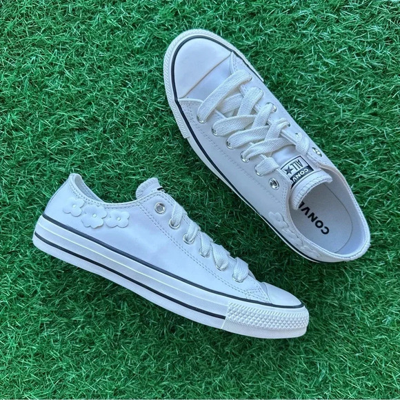 🎁Converse Chuck Taylor All Star Ctas Ox Vintage White Floral - Picture 6 of 6